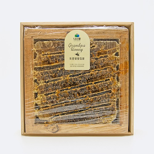 [나스팜] 토종벌 벌집꿀 1박스