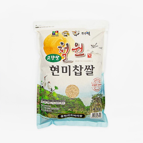 [철원봉학미곡처리장]누룽지향 찹쌀 현미(4kg/10kg)